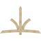 Ekena Millwork Davenport Rough Sawn Timber Gable Bracket, Douglas Fir, 96"W x 64"H x 6"D x 6"F, 16/12 Pitch GBW096X64X0606DAV00RDF - alternate 1